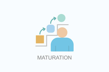 Maturation Icon Or Logo Isolated Illustration