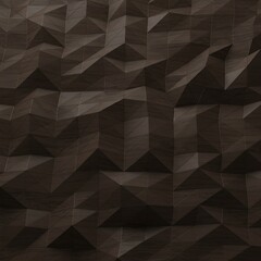 Obraz premium Ebony Facets AI Generated