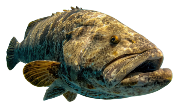 PNG Underwater photo of goliath grouper animal outdoors aquatic.
