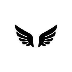 Obraz premium Abstract Wings Extending Outward Symbolizing Freedom and Expansion