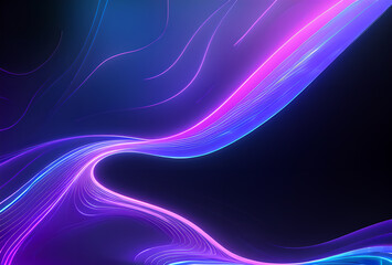 Fototapeta premium Nano future Rainbow Bright gradient background with mixed colors with tile transition, threads top. fluid, funky, futuristic, glow, glowing, grain, grunge, heaven, in good quality, generative ai