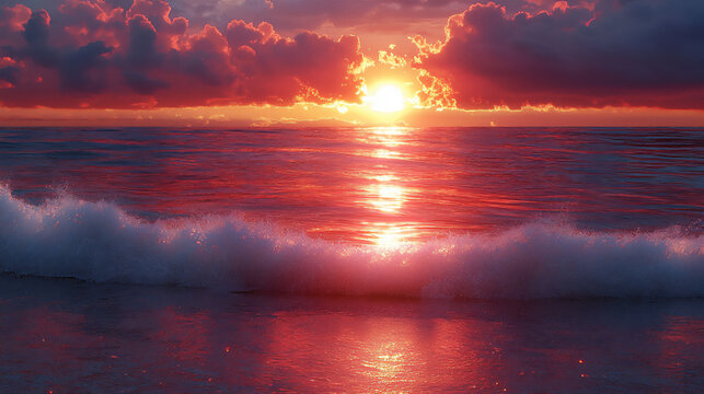 ruby sunset reflections,