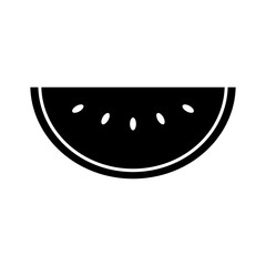 a half slice of watermelon