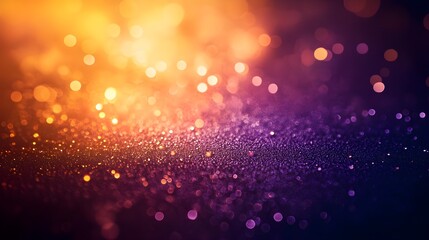 Obraz premium Glowing Purple and Orange Lights in a Beautiful Background Effect