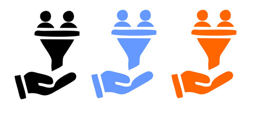 Lead Generation outline icon. Creative Lead Generation flat trendy style illustration on white background