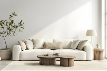 Neutral Palette Living Room Perfect for Modern Home Inspiration