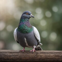 pigeon on the ground