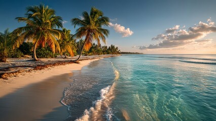 Pristine Tropical Beach for Summer Holidays