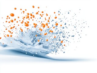 Fototapeta premium Splashing Colors, Abstract Liquid Art