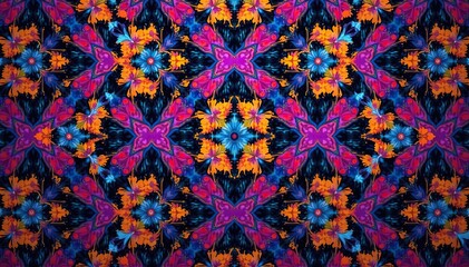 Geometric damask pattern, sharp lines and repeating shapes, design element, textile design