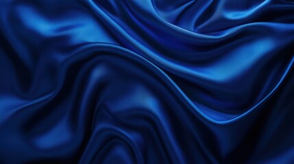 Obraz premium A luxurious blue gradient background featuring a silky, velvet-like transition of deep hues.