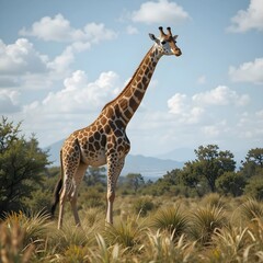 Obraz premium Theme: Wild Animals, AI Generated