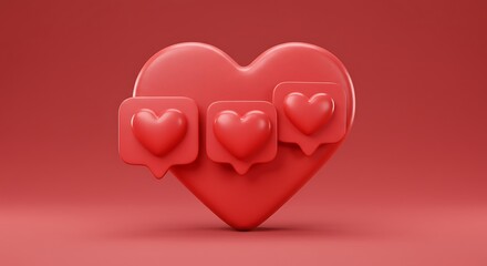 Crimson Heart's Echo AI Generated