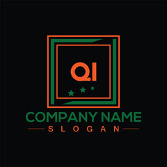 Colorful abstract logo design template