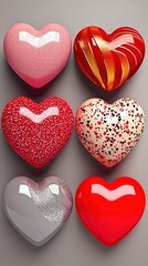 Fototapeta premium heart shaped cookies