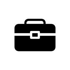 Filled Black Icon of a Student’s Lunchbox