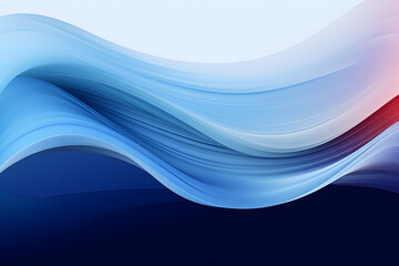 Fototapeta premium abstract glow blue and purple curved light lines background 