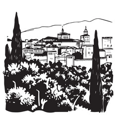 Obraz premium old town in the city