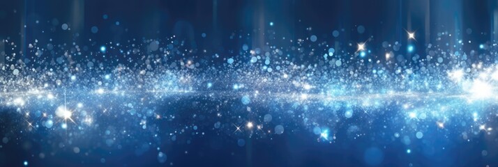 blue sparkles background