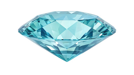 Sparkling Gem: A radiant, multi-faceted gemstone glistens with an inner light, its captivating brilliance.