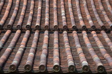 旧閑谷学校 講堂の赤瓦