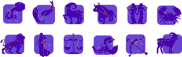 별자리 일러스트 그래픽 디자인 이미지