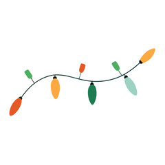 Minimal Christmas Lighting One Strand of Lights Design