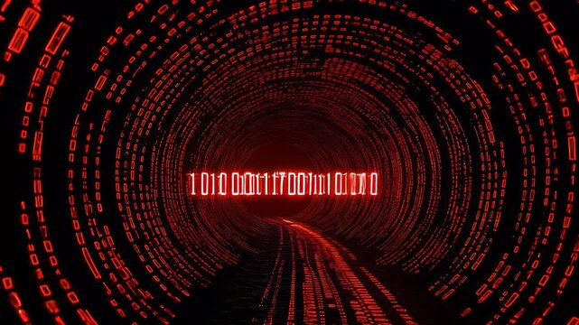 Binary code tunnel