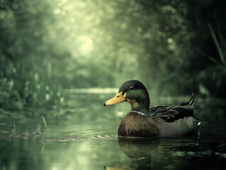 Obraz premium Green mimt produck photo in izoled 