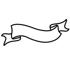 Fototapeta premium vector illustration of a ribbon