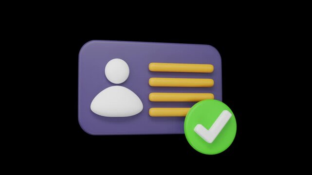 D icon of a cyber security concept alpha loop
