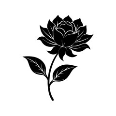 Flower Silhouette vector illustration