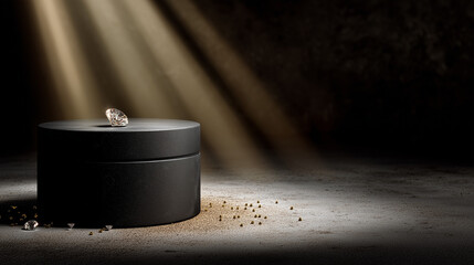  A premium product display background for luxury jewelry and fashion accessories.


