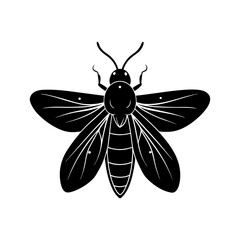 Firefly Silhouette vector illustration