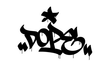 Graffiti tag text 