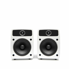 Fototapeta premium Speakers isolated on white background