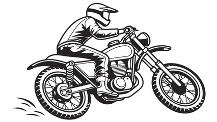  Silhouette design set of Ride Discover the Best Selling Motorbike icon logo vector illustration with white background