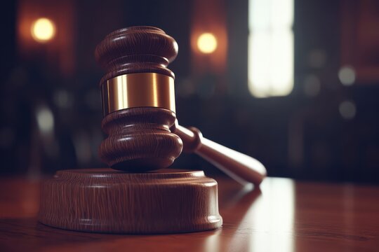 Gavel on books legal image