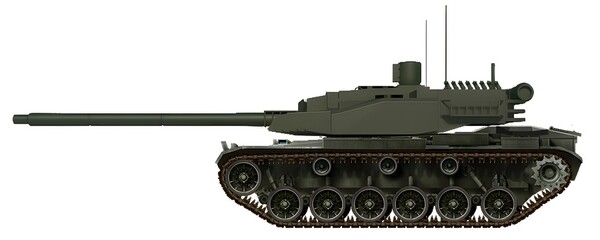 M60 Offer (Concept of a Turkish MBT based on the M60 with a T21 turret, with a 120mm gun) © Tikros