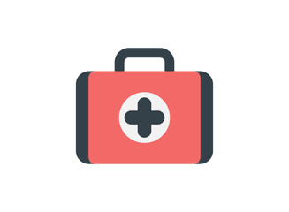 set of an Medical Device First Aid Kit Illustration