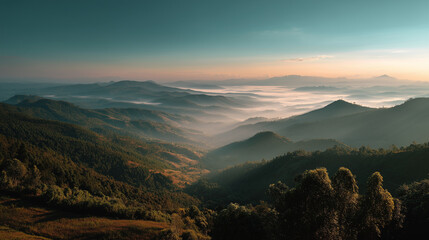 A peaceful mountain sunrise scene, ideal for nature lovers, travel posters, or inspirational wall art.
