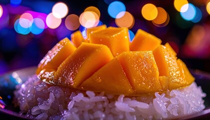  Slices of Mango Gold Under Festival Lights