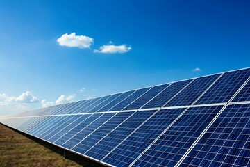 Vast Solar Panel Array Clean Energy Solution