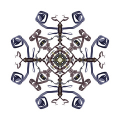 abstract robot vector