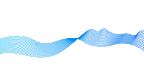 Abstract vector background with blue wavy lines, Blue minimal round lines abstract background, perfect for modern designs and presentations.Blue lines vector illustration. Curved wave. Abstract wave,