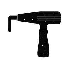 chalk line tool on white background