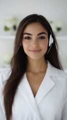 portrait of a smiling businesswoman