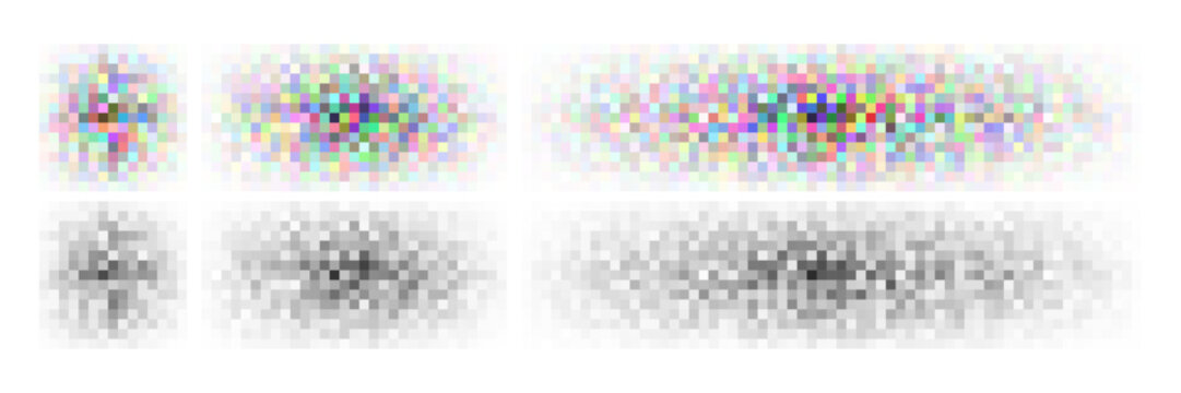 Censor pixel png, blur censure mosaic. People face hidden effect. Round image naked content. Vector blurry photo anonymize bar. TV screen nudity color pattern. Unknown private sign, nude body skin bg