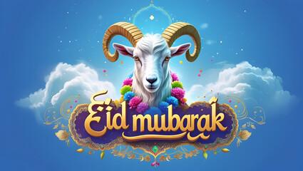 Qurban in Eid Al Adha Mubarak ai genrative