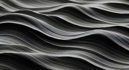 Obraz premium Abstract Waves Forming Artistic Patterns, Suitable for Backgrounds and Visual Effects